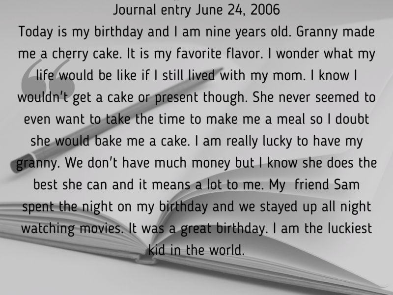 Journal Entry June 24,&nbsp;2006